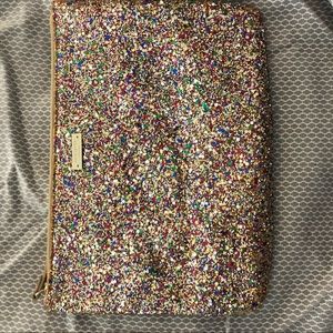 Kate spade glitter clutch